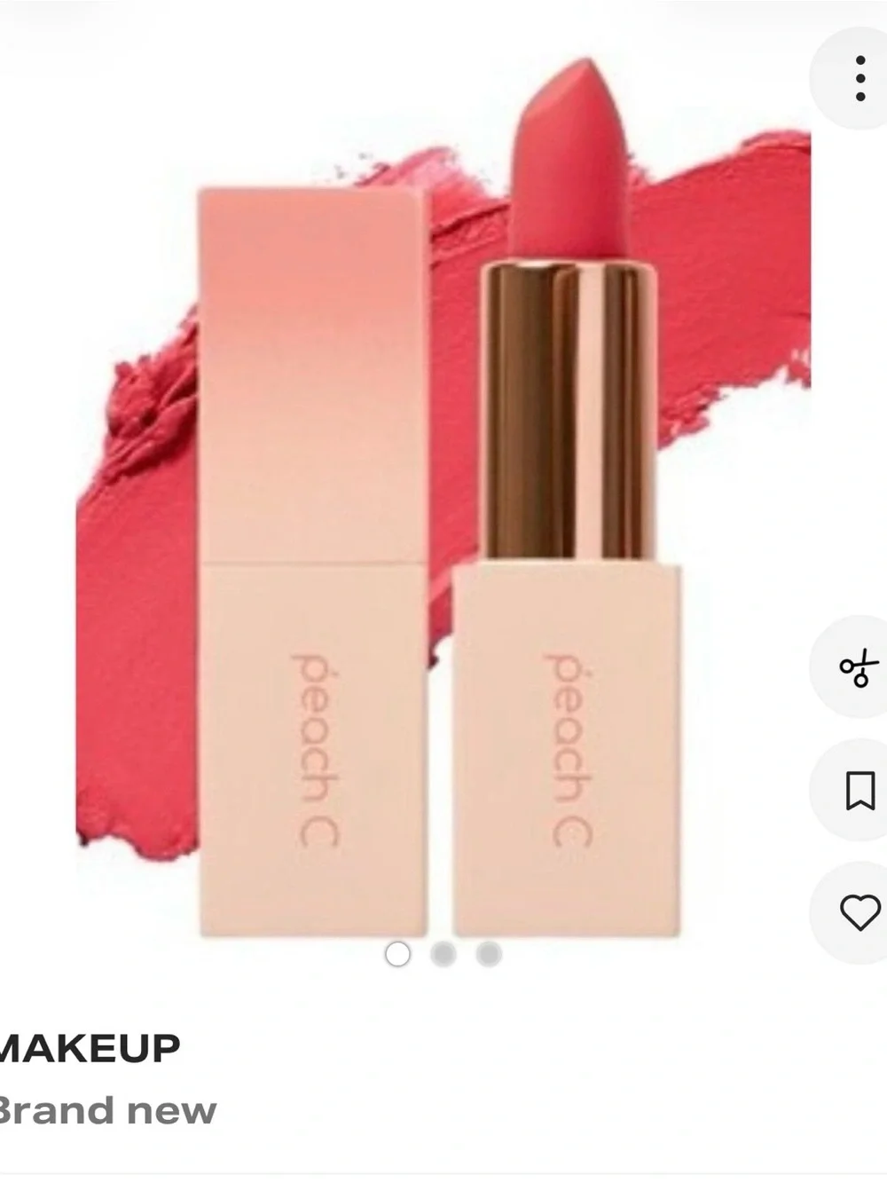 Peach C  easy matte lipstick / Soft Pink